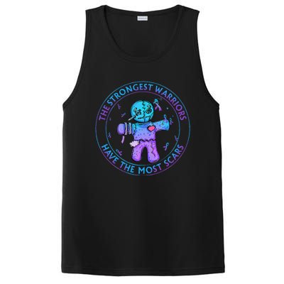 The Strongest Warriors Have The Most Scars PosiCharge Competitor Tank