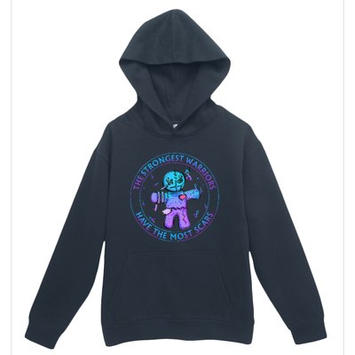 The Strongest Warriors Have The Most Scars Urban Pullover Hoodie