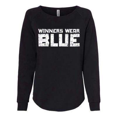 Team Sports Winners Wear Blue Womens California Wash Sweatshirt