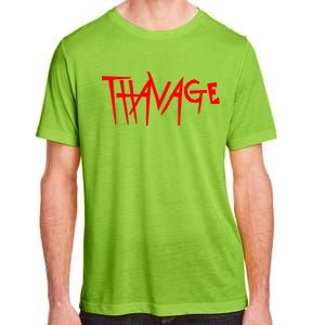 Thavage Savage Workout Gym Bodybuilding Adult ChromaSoft Performance T-Shirt