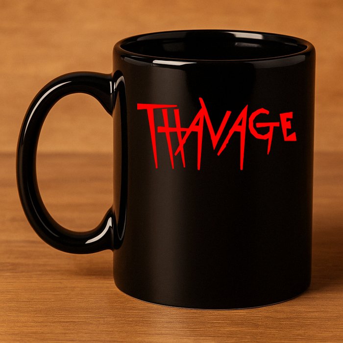 Thavage Savage Workout Gym Bodybuilding 11oz C Handle Ceramic Mug