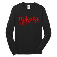 Thavage Savage Workout Gym Bodybuilding Tall Long Sleeve T-Shirt