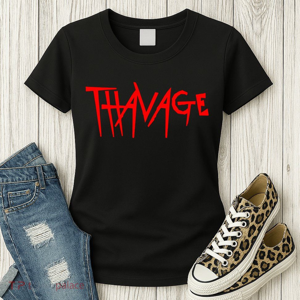 Thavage Savage Workout Gym Bodybuilding Womens T-Shirt