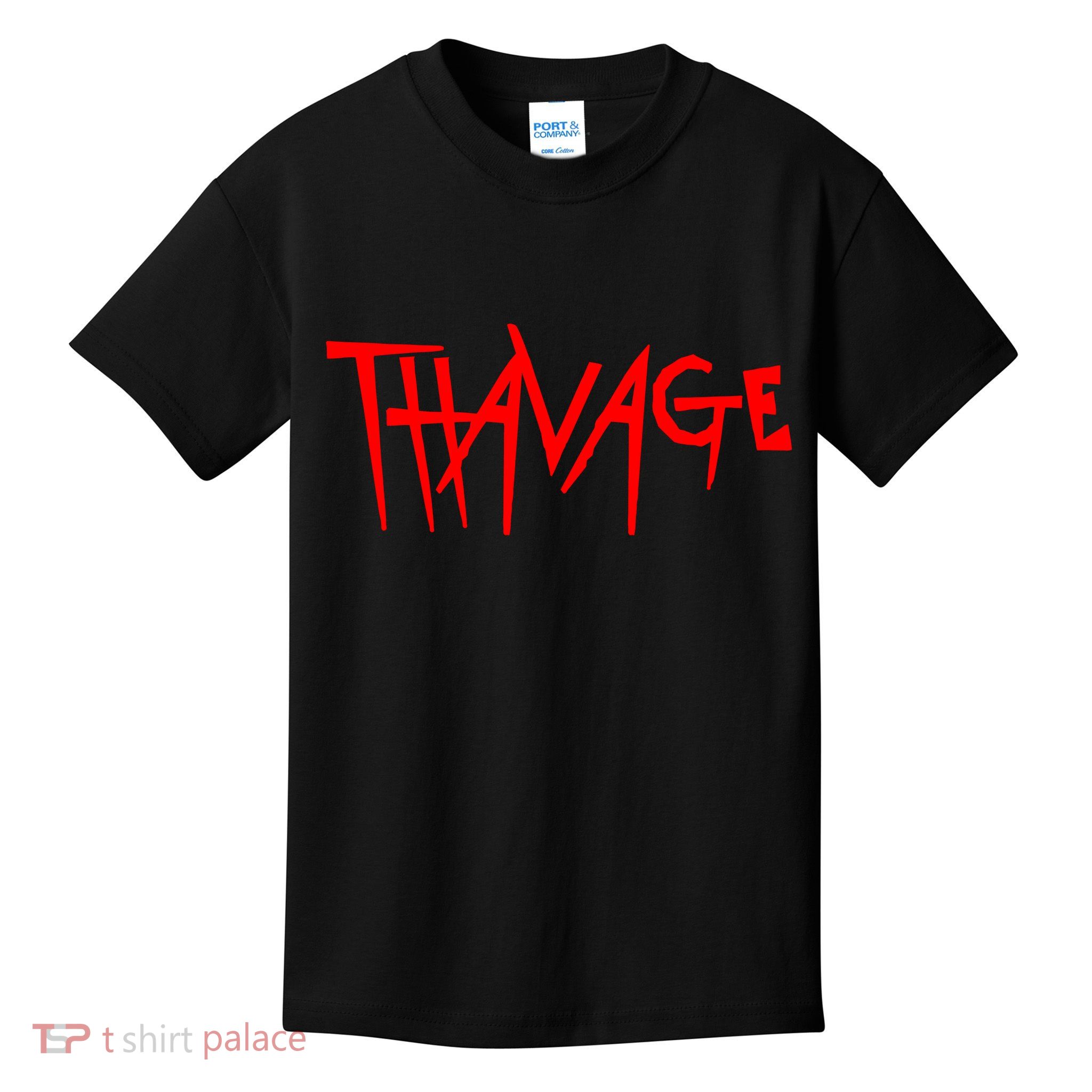 Thavage Savage Workout Gym Bodybuilding Kids T-Shirt