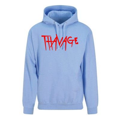 Thavage Savage Workout Gym Bodybuilding Unisex Surf Hoodie