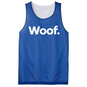 That Says Woof Gift Mesh Reversible Basketball Jersey Tank