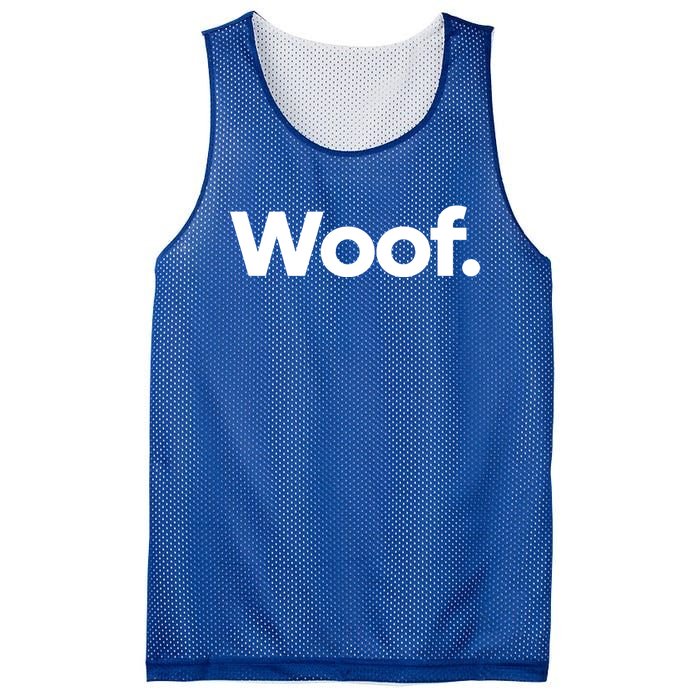 That Says Woof Gift Mesh Reversible Basketball Jersey Tank