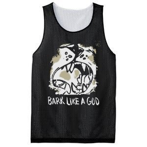 The Shy Wolf Bark Like A God Mesh Reversible Basketball Jersey Tank