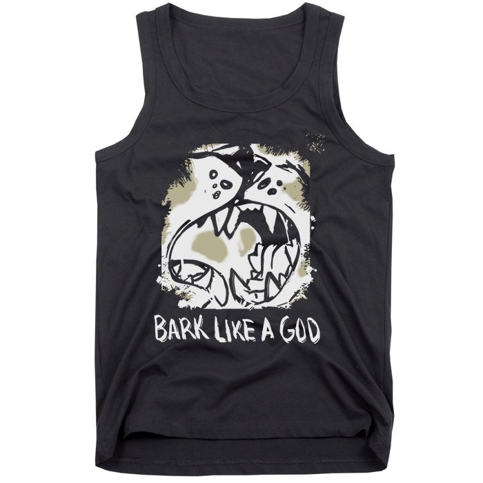 The Shy Wolf Bark Like A God Tank Top