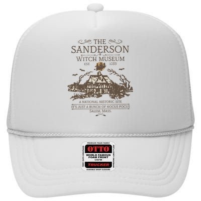 The Sanderson Witch Museum Est 1963 High Crown Mesh Back Trucker Hat