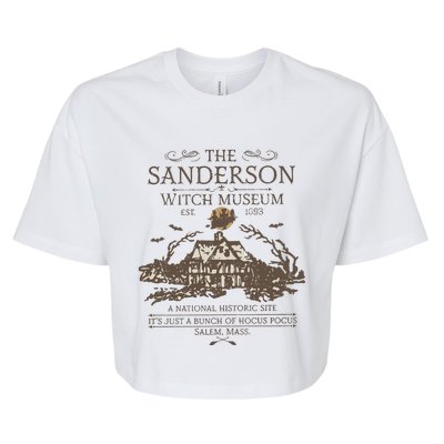 The Sanderson Witch Museum Est 1963 Bella+Canvas Jersey Crop Tee