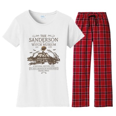 The Sanderson Witch Museum Est 1963 Women's Flannel Pajama Set