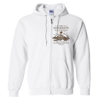 The Sanderson Witch Museum Est 1963 Full Zip Hoodie