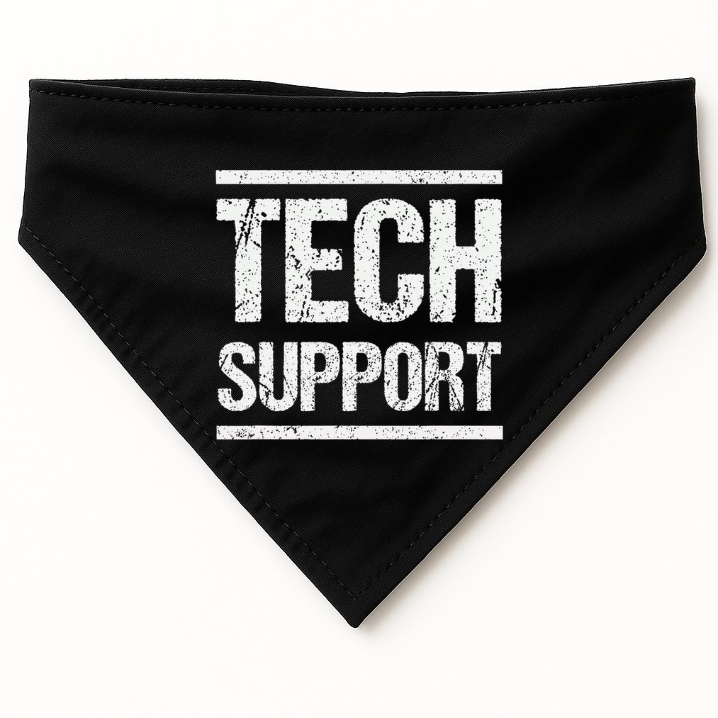 Tech Support White House .Png USA-Made Doggie Bandana