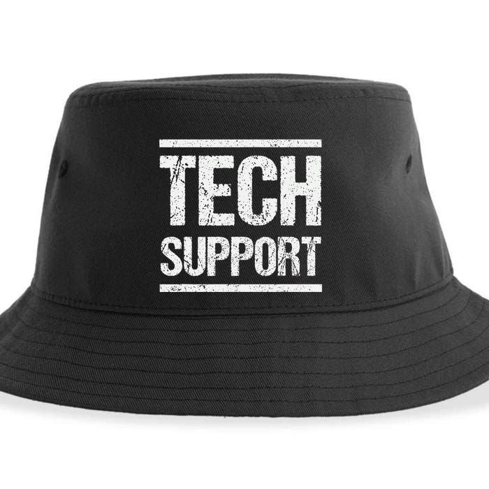 Tech Support White House .Png Sustainable Bucket Hat
