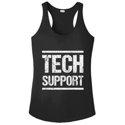 Tech Support White House .Png Ladies PosiCharge Competitor Racerback Tank