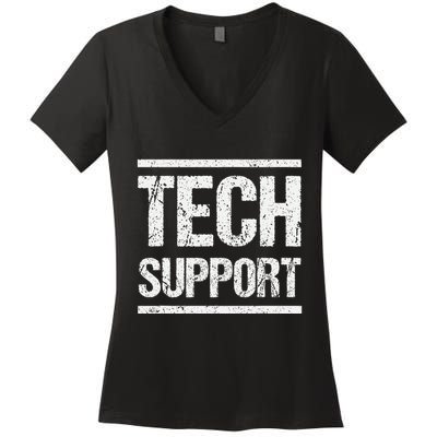 Tech Support White House .Png Women's V-Neck T-Shirt