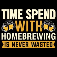 Time Spend With Homebrewing Is Never Wasted Alcoholic Gift Backpack