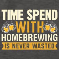 Time Spend With Homebrewing Is Never Wasted Alcoholic Gift Vector Backpack