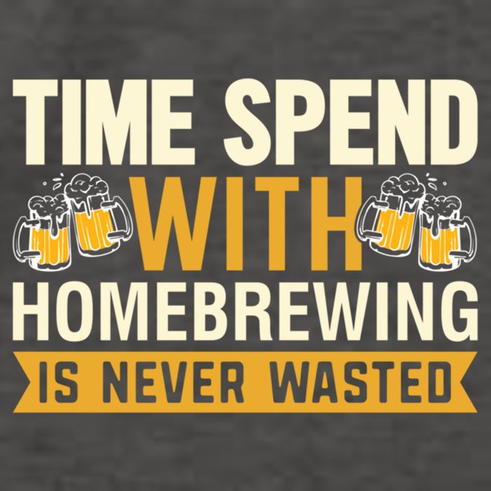 Time Spend With Homebrewing Is Never Wasted Alcoholic Gift Vector Backpack