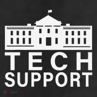 Tech Support White House Tech Support D.O.G.E Doge .Png Cool Comfort Performance Bucket Hat
