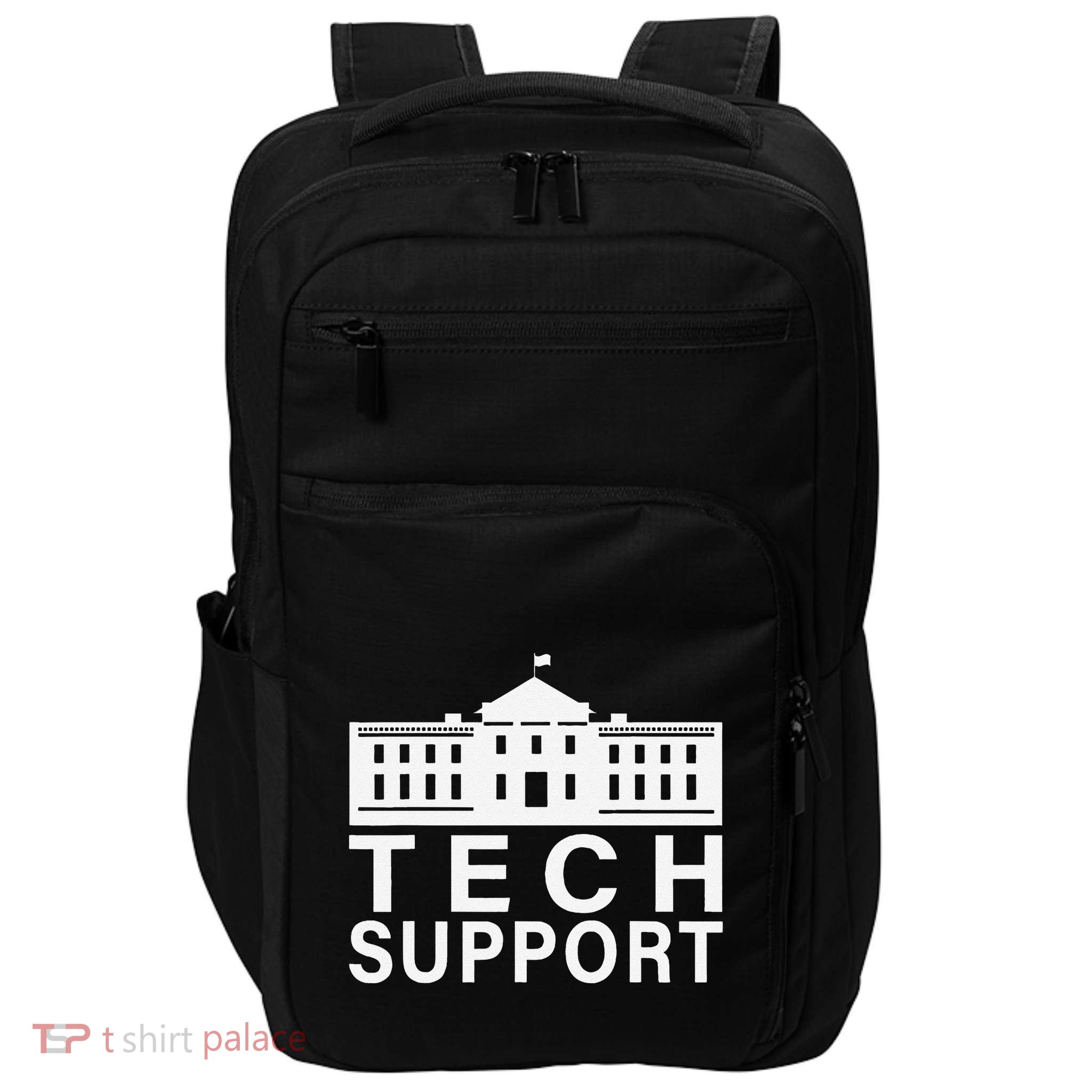 Tech Support White House Tech Support D.O.G.E Doge .Png Impact Tech Backpack