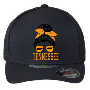 Tennessee State Women Tennessee Game Day Messy Bun Tn Flexfit Unipanel Trucker Cap