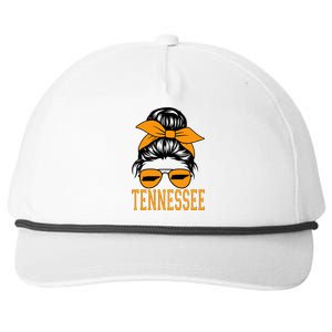 Tennessee State Women Tennessee Game Day Messy Bun Tn Snapback Five-Panel Rope Hat