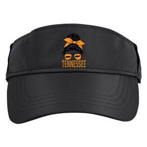 Tennessee State Women Tennessee Game Day Messy Bun Tn Adult Drive Performance Visor