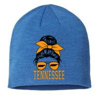 Tennessee State Women Tennessee Game Day Messy Bun Tn Sustainable Beanie