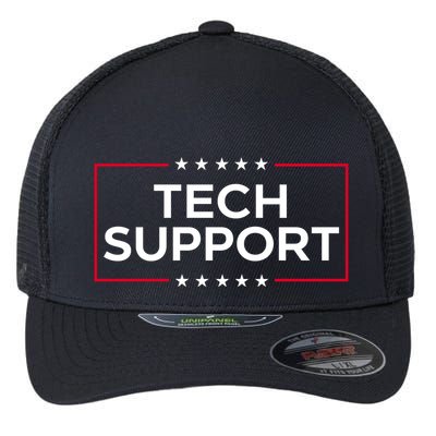 Tech Support White House Tech Support Doge Flexfit Unipanel Trucker Cap