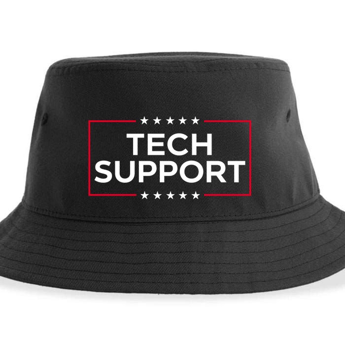 Tech Support White House Tech Support Doge Sustainable Bucket Hat