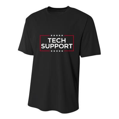 Tech Support White House Tech Support Doge Youth Performance Sprint T-Shirt