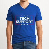 Tech Support White House Tech Support Doge V-Neck T-Shirt