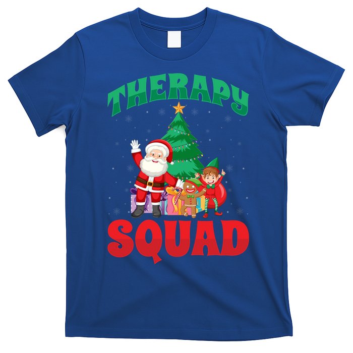 Therapy Squad Xmas Santa Slp Speech Pathologists Christmas Gift T-Shirt