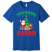 Therapy Squad Xmas Santa Slp Speech Pathologists Christmas Gift Premium T-Shirt