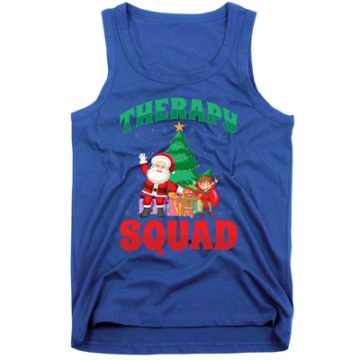 Therapy Squad Xmas Santa Slp Speech Pathologists Christmas Gift Tank Top