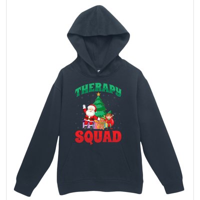 Therapy Squad Xmas Santa Slp Speech Pathologists Christmas Gift Urban Pullover Hoodie