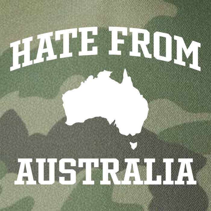 Tom Segura Ymhstudios Hate From Australia Legacy Tie Dye Trucker Hat