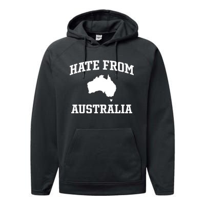 Tom Segura Ymhstudios Hate From Australia Performance Fleece Hoodie