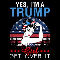Trump Supporter Yes IM A Trump Get Over It Vintage Gift Mug