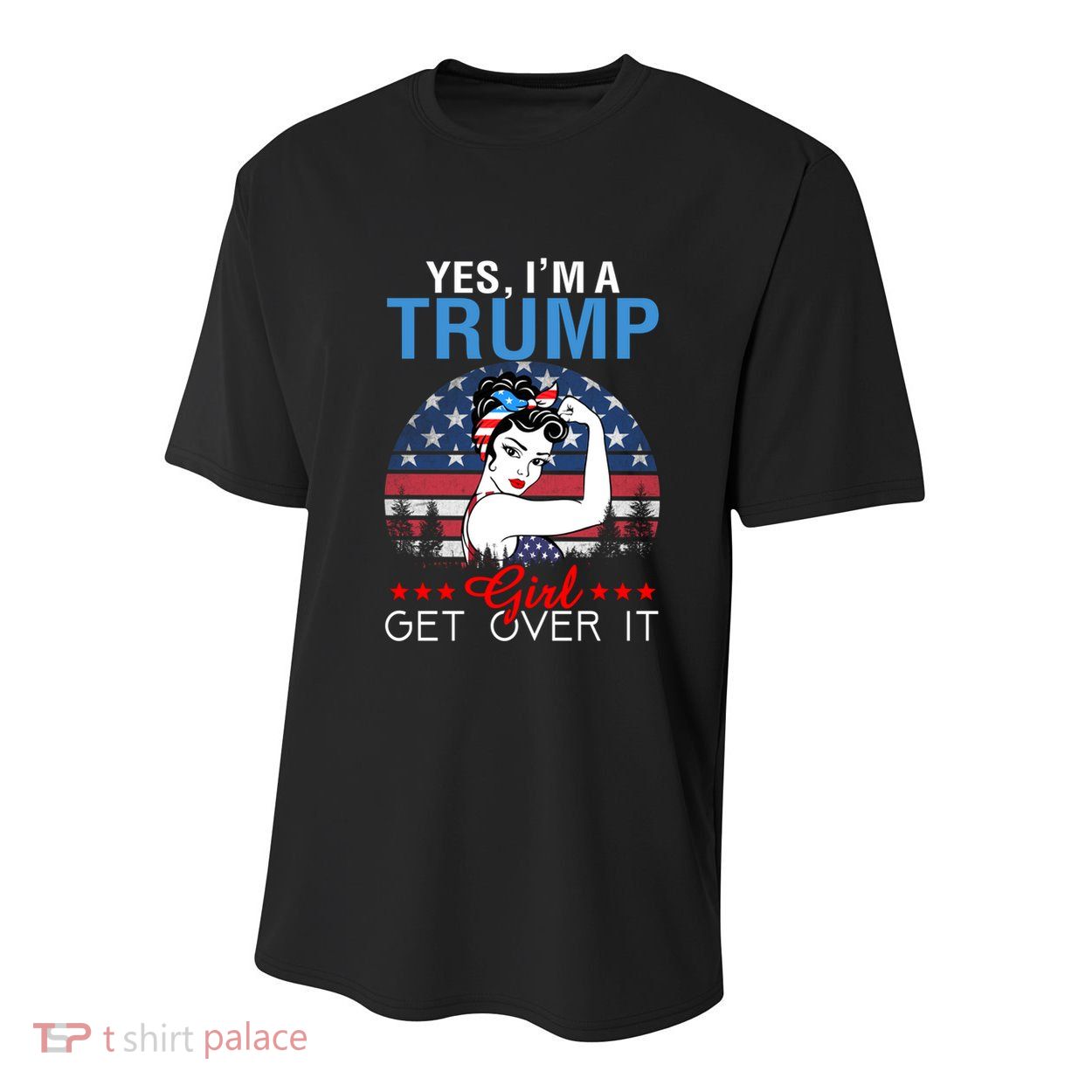 Trump Supporter Yes IM A Trump Get Over It Vintage Gift Youth Performance Sprint T-Shirt