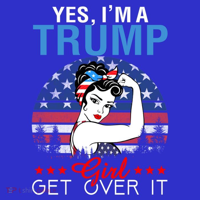 Trump Supporter Yes IM A Trump Get Over It Vintage Gift T-Shirt