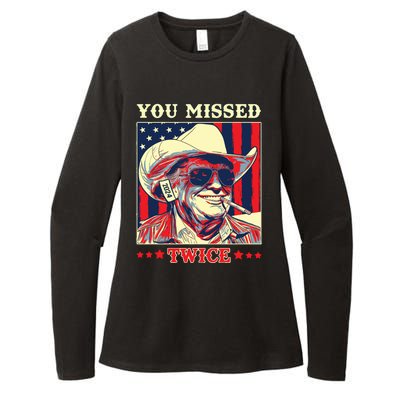 Trump Shirts You Missed Trump Womens CVC Long Sleeve Shirt