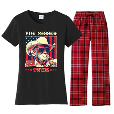 Trump Shirts You Missed Trump Women's Flannel Pajama Set