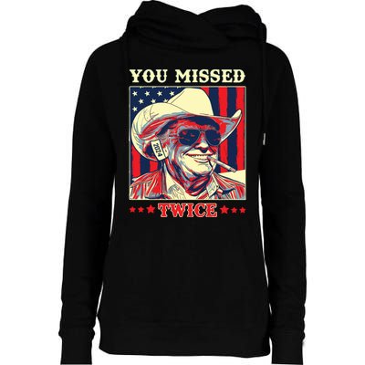 Trump Shirts You Missed Trump Womens Funnel Neck Pullover Hood