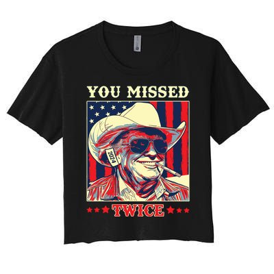 Trump Shirts You Missed Trump Women's Crop Top Tee