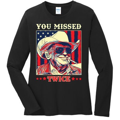 Trump Shirts You Missed Trump Ladies Long Sleeve Shirt