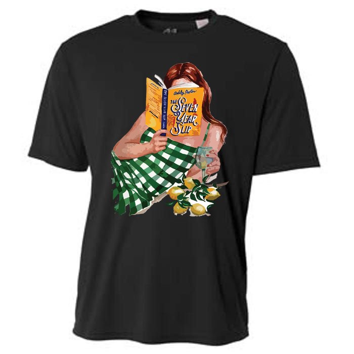 The Seven Year Slip By Ashley Poston Book Cooling Performance Crew T-Shirt