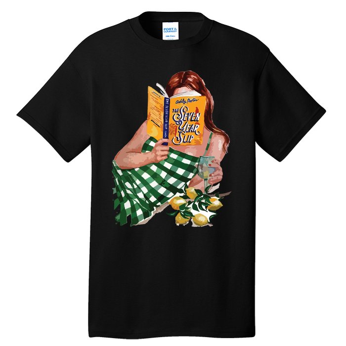 The Seven Year Slip By Ashley Poston Book Tall T-Shirt